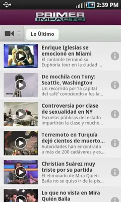 Univision android App screenshot 0