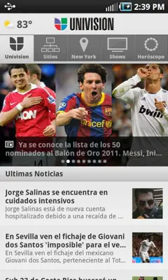 Univision android App screenshot 5